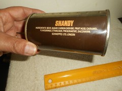 Schweppes Lemonade Shandy Beer Can 11.5 oz Steel Schweppes Ltd. London 1970s