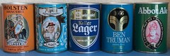 BEER CAN 9 2/3 OZ PULL TOP x5 GREAT BRITAIN UNITED KINGDOM UK SCOTLAND ENGLAND