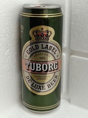 TUBORG Vintage Empty Beer Can 500ml Denmark 1994 Top Open Collectible