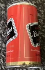 BLACK LABEL BUTTON TOP BEER CAN CARLING OKEEFE BREWERIES TORONTO WATERLOO CANADA
