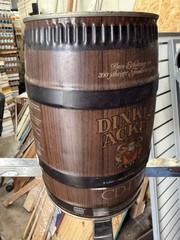 Vintage Dinkel Acker German Beer Barrel Keg Man Cave 1.32gal 169oz 9.75″t EMPTY