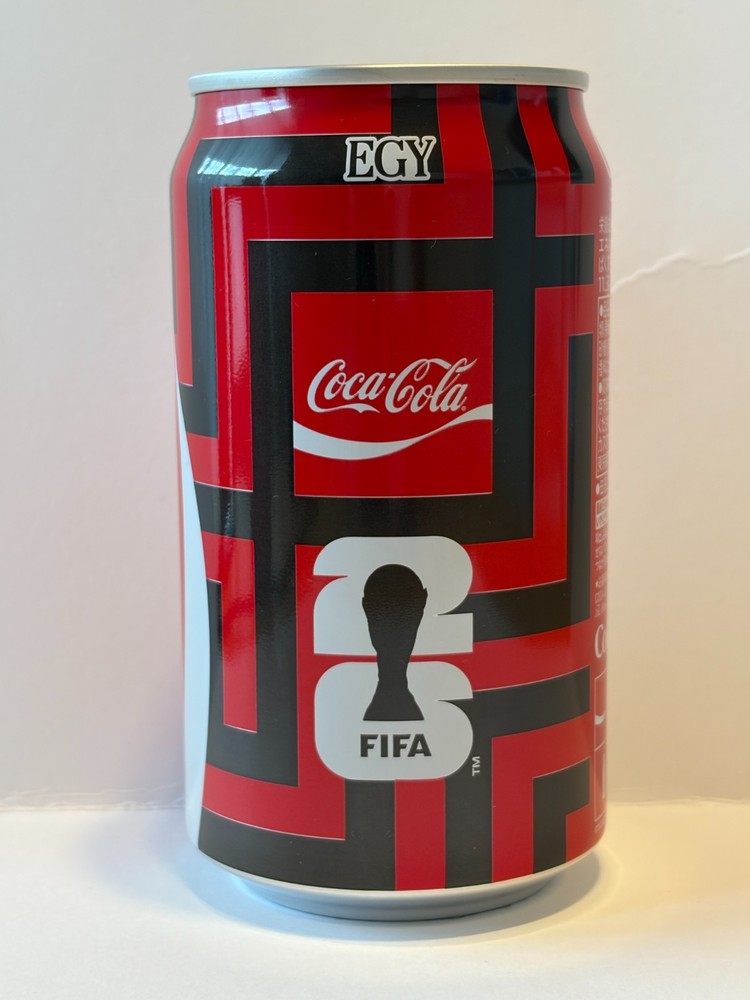 Empty coca cola 350ml 2026 FIFA World Cup Egypt limited Can JAPAN Japanese