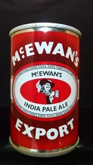 MC EWAN’S EXPORT INDIA PALE ALE – LATE 1960’S 275ML PULL TAB CAN – EDINBURGH