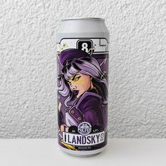 Empty 2025 Landsky Beer can; 500 ml/16.9 fl oz; TOP (Pulfer Brewery, Croatia)