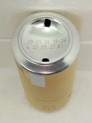 LVIVSKE Soft Empty Beer Can 480ml Ukraine 2026 Bottom Open Collectible