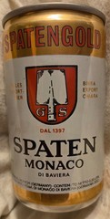 Spaten Monaco Beer Can – Germany – .33 l (11 Ounce) @1970’s