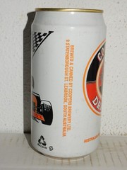 1985 FORMULA 1 GRAND PRIX COOPERS Beer Can from AUSTRALIA (375ml) Empty !!