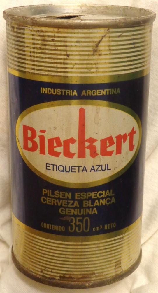 Bieckert Beer Can – Argentina – 350 ml – Heavt Steel – 1970’s