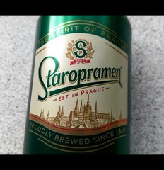 x4 EMPTY BEER CANS CORONA MEXICO, MAHOU MADRID, ZUBR POLAND, STAROPRAMIEN PRAGUE