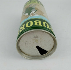 TUBORG Green Label PILSENER Beer Can “Der durstige Mann” Denmark RARE