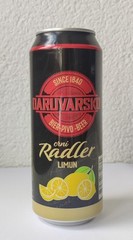 Empty 2024 Daruvarsko Dark Radler Beer can; 500 ml / 16.9 fl oz BOTTOM (Croatia)