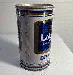 Labatts Blue Light Beer Can Empty Push Top Collectible Canada Vintage