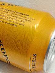 VELKOPOPOVICKY KOZEL Empty Beer Can 500ml Czech Republic 2022 Top Open