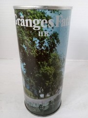 GRANGES FATOL II B Beer Can 16 oz Steel Pull Tab Scenic Set Can SWEDEN 1970s