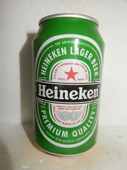 HEINEKEN Lager Beer can from HOLLAND for HONG KONG (33cl) Empty !