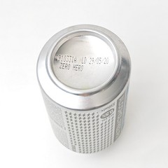 Empty 2019 BrewDog Punk AF IPA Beer can; 330 ml/11.2 fl oz TOP opened (Scotland)