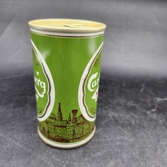 VTG CARLSBERG CARLING PULL TAB BEER CAN EMPTY UNOPENED DISPLAY CAN WIDE SEAM