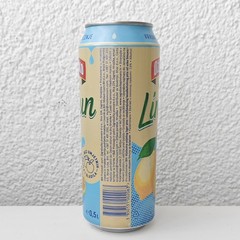 Empty 2025 Ožujsko Lemon Radler Beer can; 500 ml/16.9 fl oz (Croatia)
