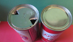 2 VINTAGE CARLING O’KEEFE LTD TORONTO STEEL BEER CAN IMPORTED CINCI TRILIGHT