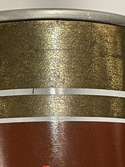 Henninger Karamalz empty beer can, straight steel, Germany, OI on lid