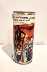 Tennent’s Girls Lager Beer Free Poster Offer paper label beer can Scotland