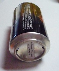 EMPTY – CARLSBERG GOLD BLACK 2012 Beer can 320ml MALAYSIA 1847 Design Asia Rare