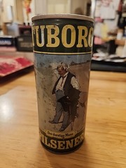 Tuborg Pilsener Beer Can Aluminum German Vintage Pull Top