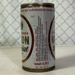 DORTMUNDER UNION SPECIAL Bier Vintage Steel Beer Can 12 oz Germany