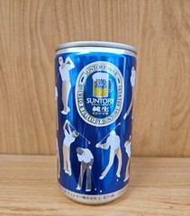 SUNTORY Real Draft Beer Can-Golfer- Suntory Brewery, Japan