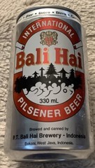 BALI HAI INTERNATIONAL PILSENER Beer can from INDONESIA (330ml)