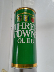 THREE TOWNS OL II B Beer Can 16 oz Steel Pull Tab SWEDEN 1980’s