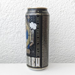 Empty Steam Brew Imperial Stout Beer can; 500 ml/16.9 fl oz; TOP (Germany)