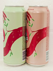 CIBER Apple & Peach Empty Cider Cans 2×500ml Ukraine 2026 Bottom Open
