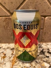 Dos Equis Lager 12 oz 355ml empty Beer Can straight from Mexico non-imported