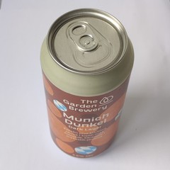 Empty Beer can: Munich Dunkel; 440 ml/14.9 fl oz; BOTTOM (Garden, Croatia)
