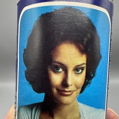 Tennent’s Girls Lager Beer Marie Paper Label Can 15.5oz Closed Top Bottom Opened