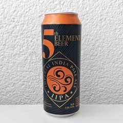 Empty 2025 Ed 5th Element IPA Beer can; 500 ml/16.9 fl oz BOTTOM (Croatia)
