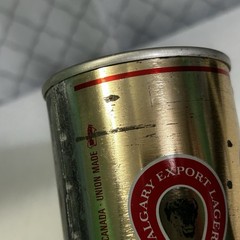 CALGARY EXPORT LAGER Vintage Steel Beer Can 11.5 oz Toronto Canada Buffalo N.Y.