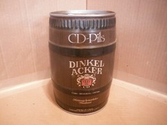 DINKEL ACKER CD~PILS EMPTY 5 LITER MINI BEER KEG~GERMANY #318