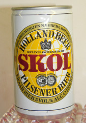 Vintage Beer Can SKOL HOLLAND BEER PILSENER BIER 11.6 fl. oz BEER CAN 1980’s
