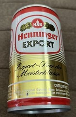 Henninger Export beer can 11.2 Oz Frankfurt Germany