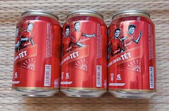 Saigon Export New Year 2023 Football 1 set 3 empty cans 330ml Vietnam open botom