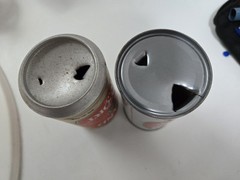 TWO DIFF. OLAND EXPORT STRAIGHT STEEL & ALUMINUM PULL TAB CANADIAN BEER CANS