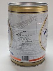 WURZBURGER HOFBRAU BEER 5 LITER MINI KEG CAN GREMAN GERMANY FAST SAME DAY SHIP