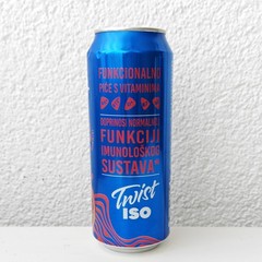 Empty Twist ISO Pomegranate Flavoured Malt Drink can 500 ml (Carlsberg, Croatia)