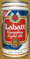 LABATT CANADIAN LIGHT ALE 341ml Beer CAN, Toronto, CANADA, IMPORTED, 1982
