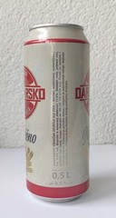 Empty 2024 Daruvarsko Wheat Beer can; 500 ml BOTTOM (Daruvar Brewery, Croatia)