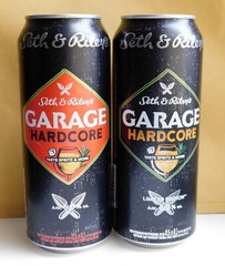 Empty Beer Cans GARAGE HARDCORE Seth & Riley’s 500 ml. Ukraine 2022 – 2 pcs.🇺🇦