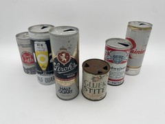 Collectible Beer Can Bundle – Vintage Mixed Brand Six Pack #20 – 1960’s-1990’s