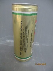 Holsten Pilsener beer : 500ml empty can, Germany made, top opened, 1993